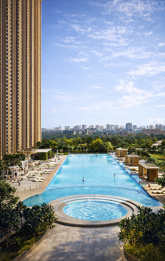 Swimming pool at Suncity Monarch